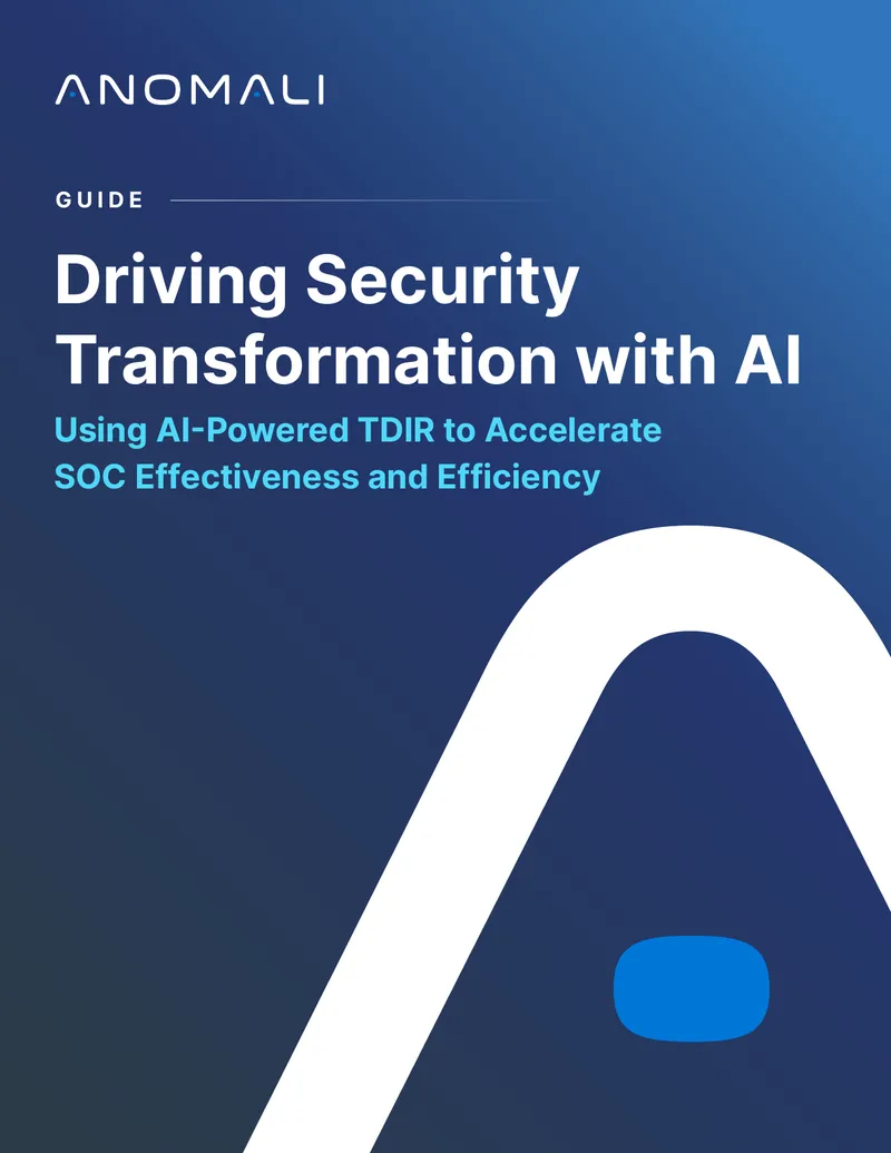 AI-Powered TDIR for Enhanced SOC Efficiency