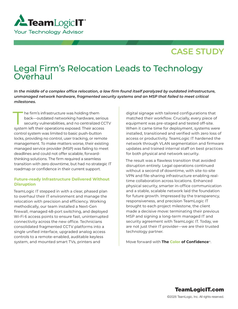 Law Firm Technology Overhaul During Relocation