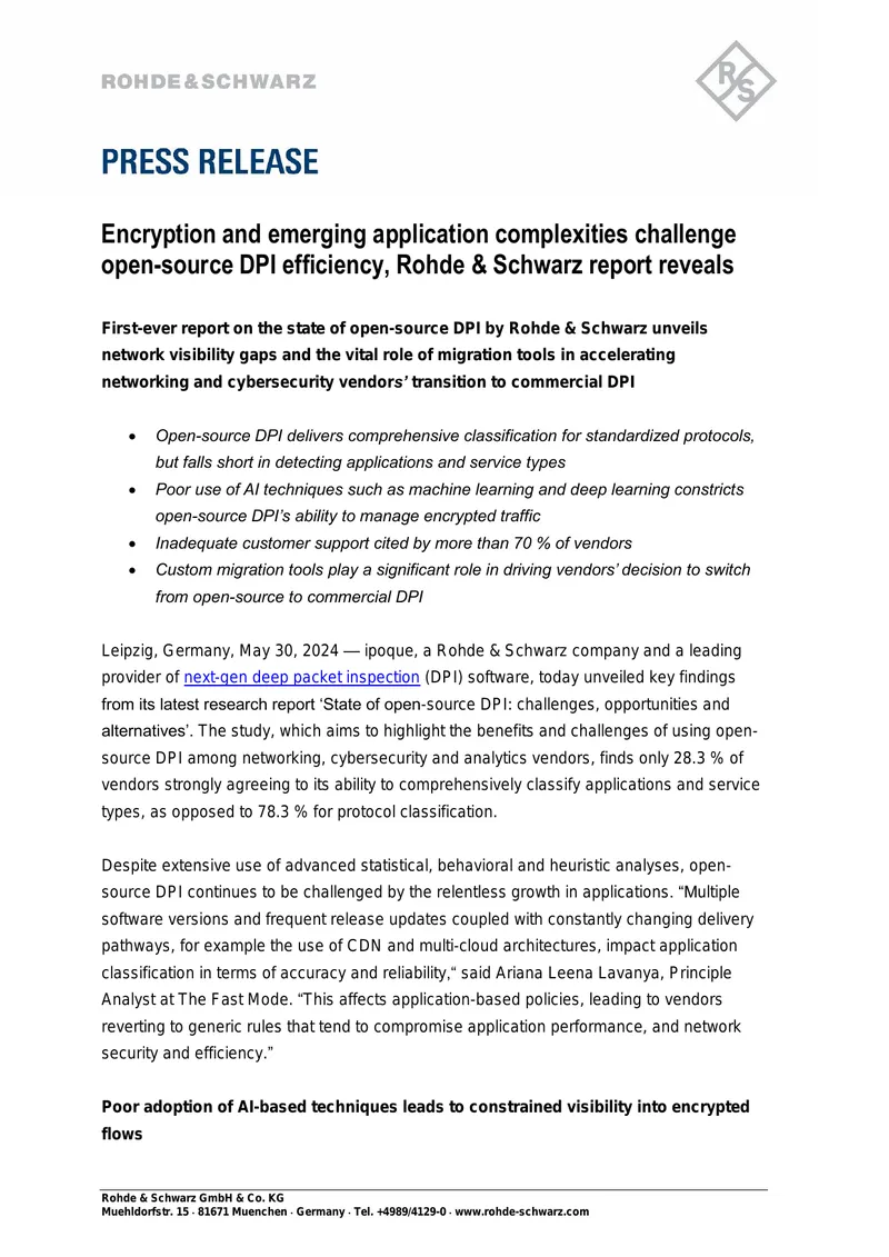 State of Open-Source DPI Challenges and Opportunities