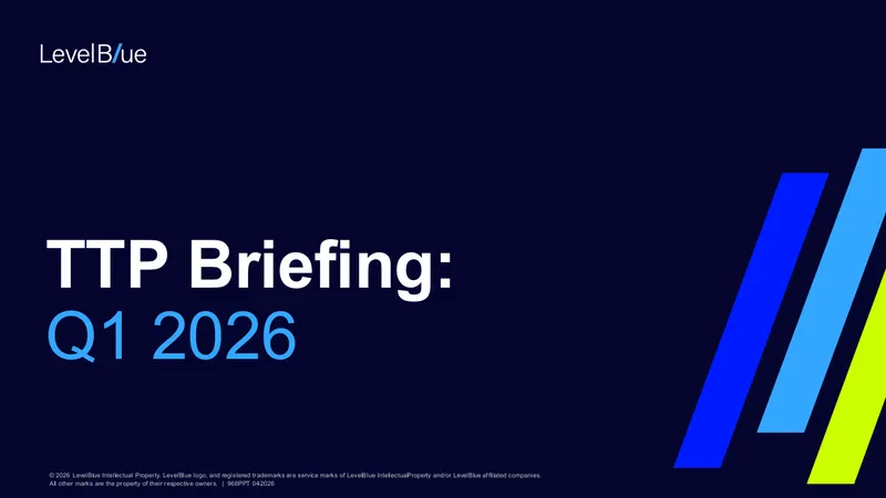Q1 2026 Threat Intelligence Briefing