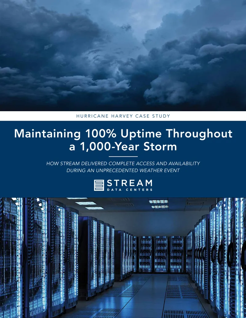 Hurricane Harvey Data Center Resilience Case Study