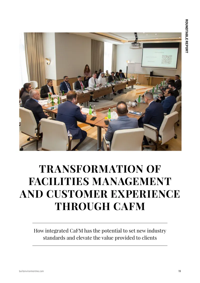 Transformation of Facilities Management and Customer Experience through CaFM