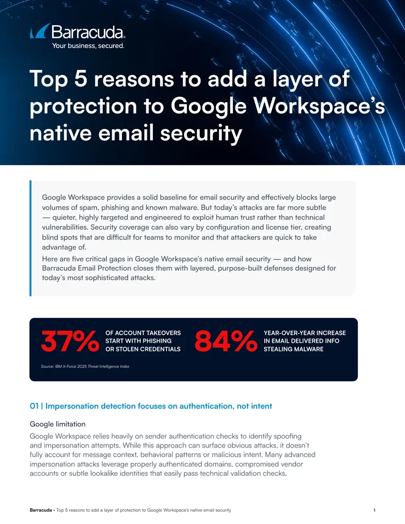 Email Security Enhancement for Google Workspace