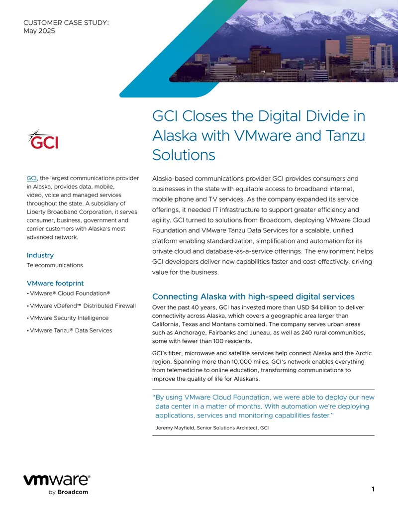 GCI Enhances IT Infrastructure with VMware Solutions