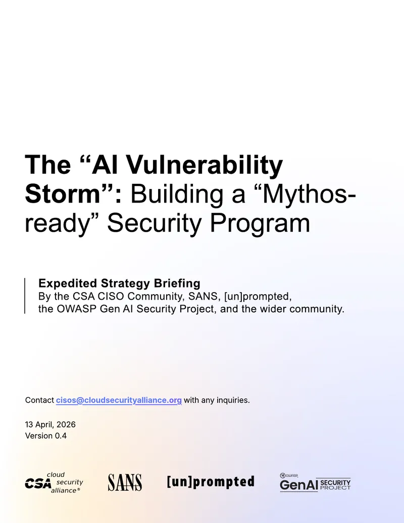 AI Vulnerability Storm Building a Mythos-ready Security Program