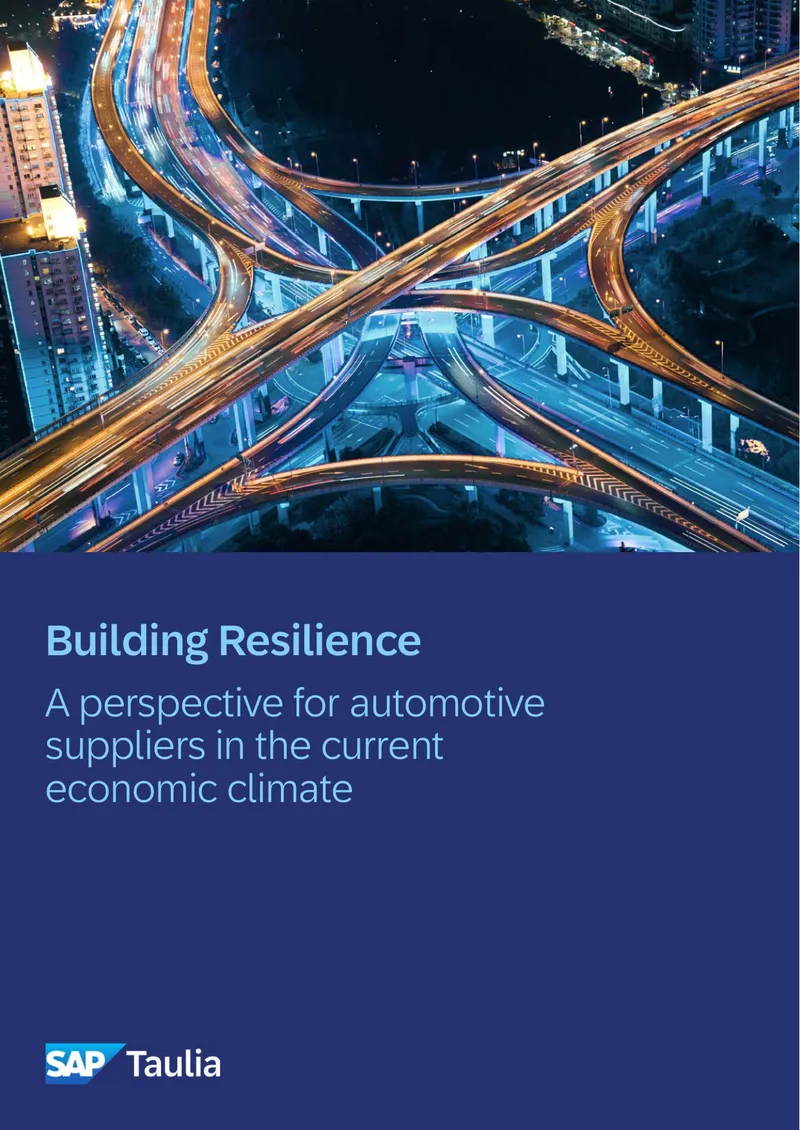Building Resilience for Automotive Suppliers