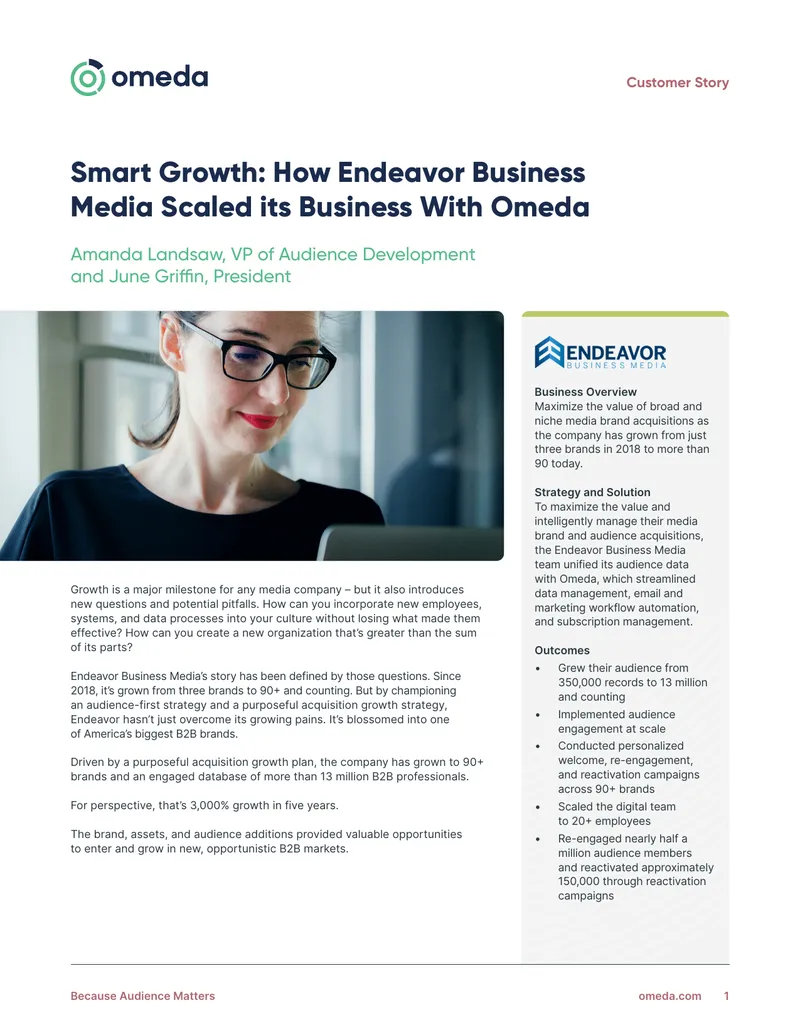 Endeavor Business Media Growth Strategy Case Study