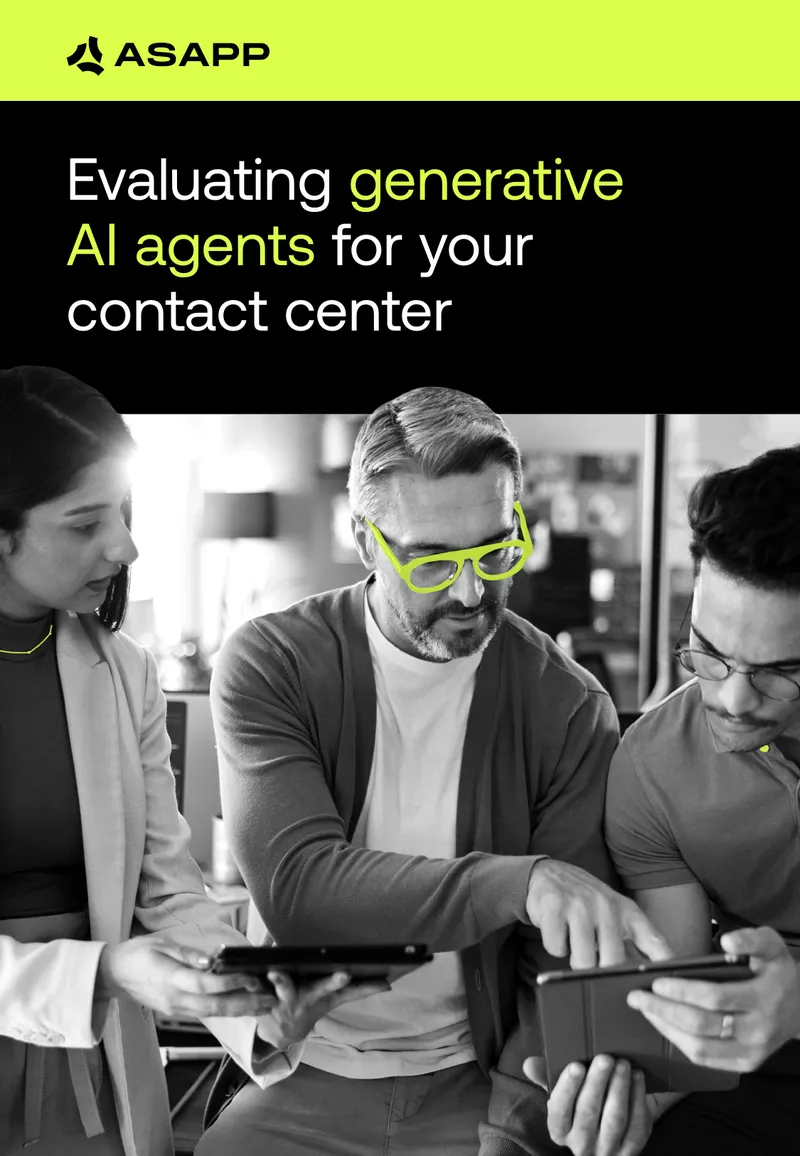 Evaluating Generative AI Agents for Contact Centers
