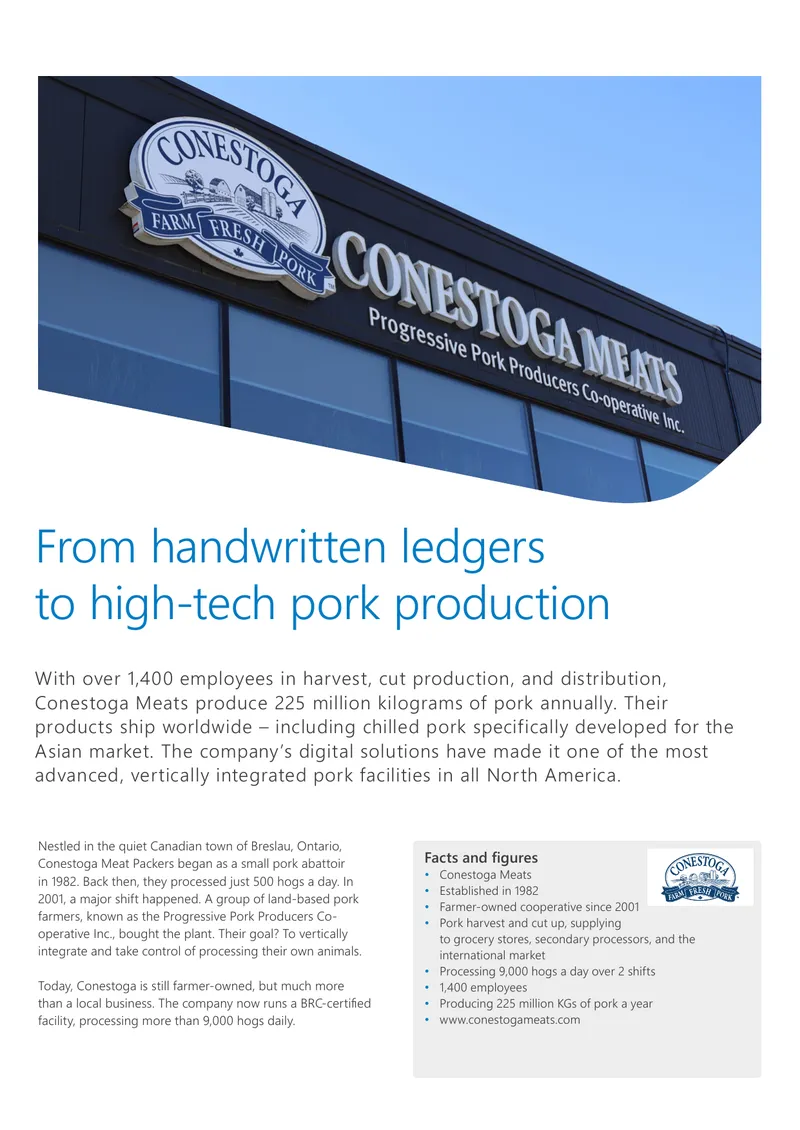 Conestoga Meats Digital Transformation Case Study