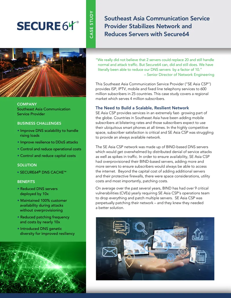 Southeast Asia Communication Service Provider Case Study