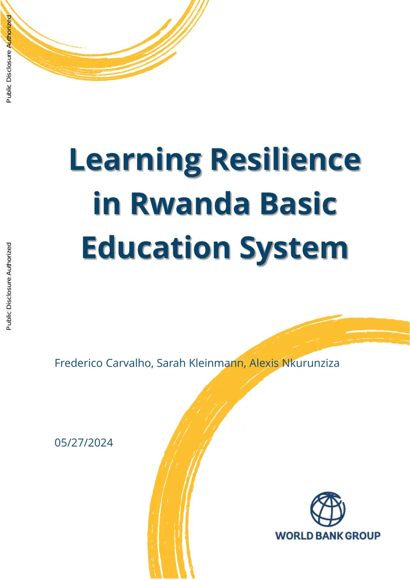 Learning Resilience in Rwanda Basic Education System
