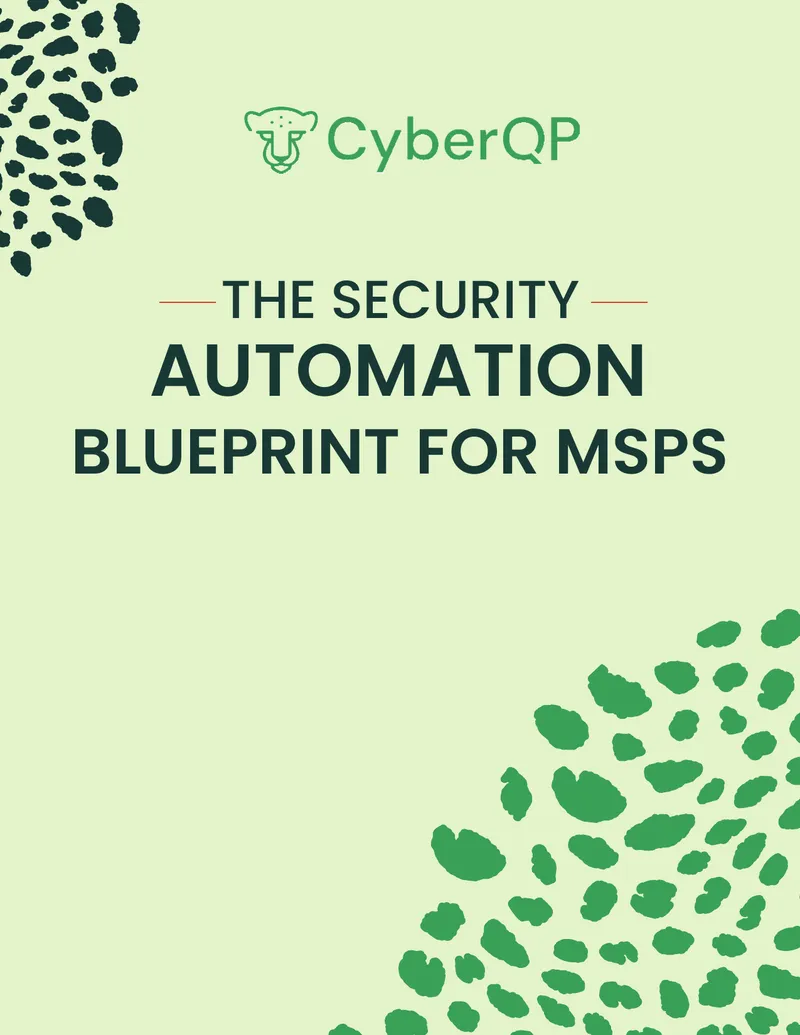 Security Automation Blueprint for Managed Service Providers