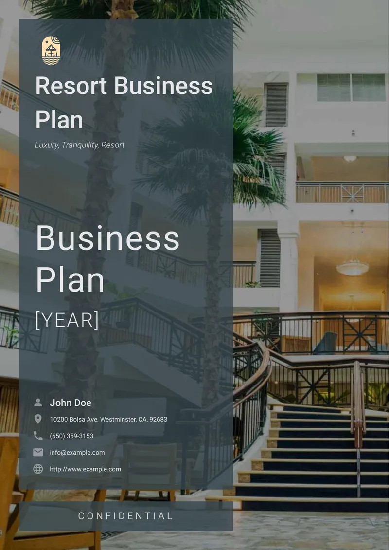 Resort Business Plan Overview and Structure