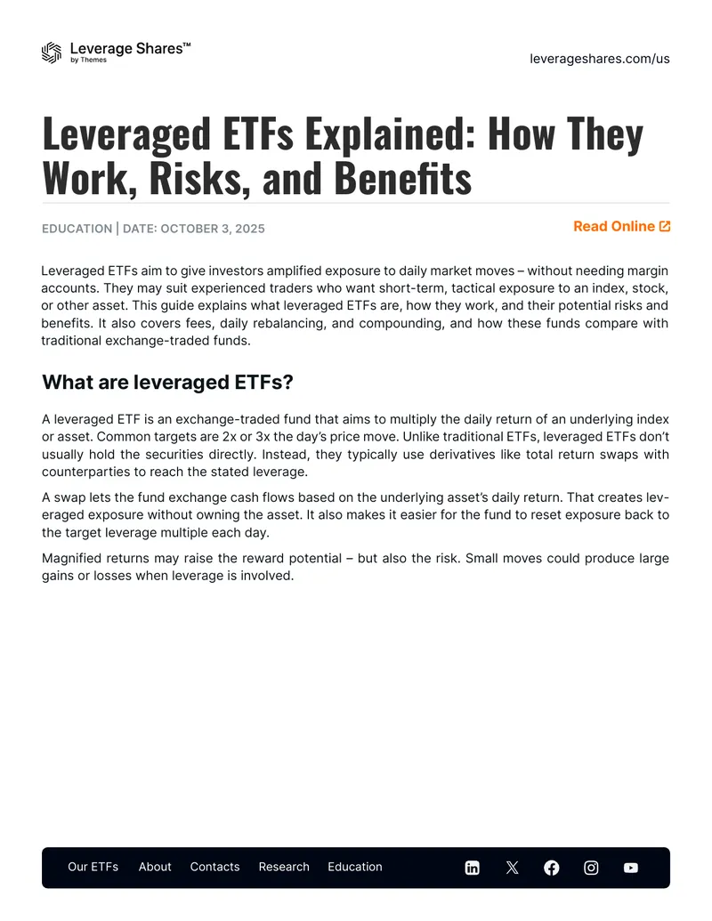 Leveraged ETFs Explained: Functionality and Risks