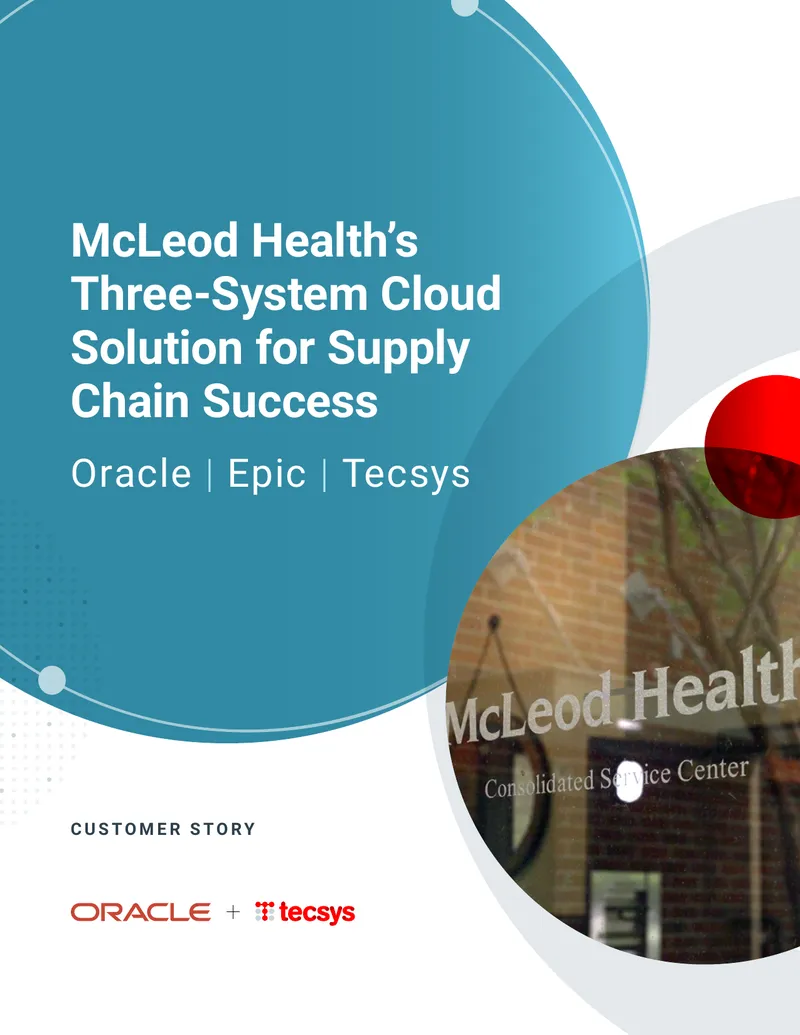 McLeod Health's Cloud-Based Supply Chain Integration