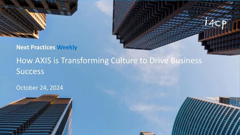 AXIS Culture Transformation for Business Success