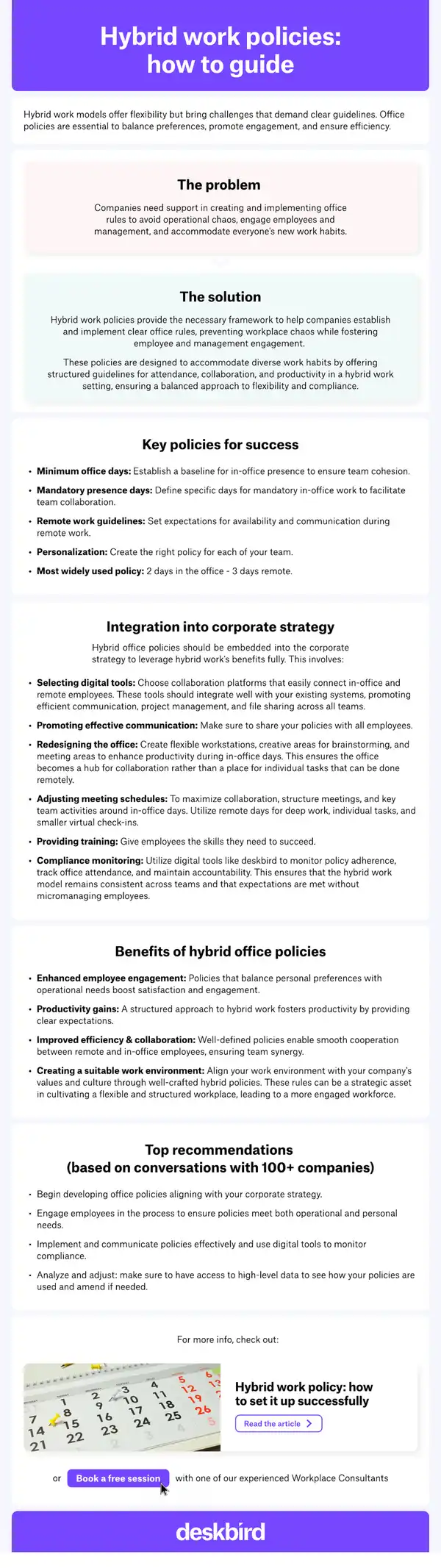 Hybrid Work Policies Implementation Guide