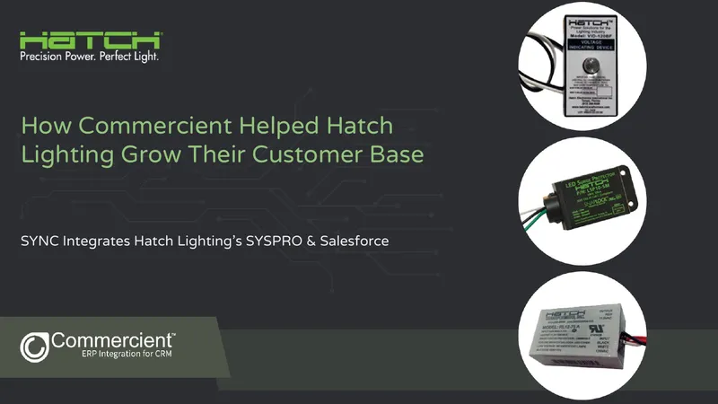 Commercient SYNC Integration Case Study for Hatch Lighting