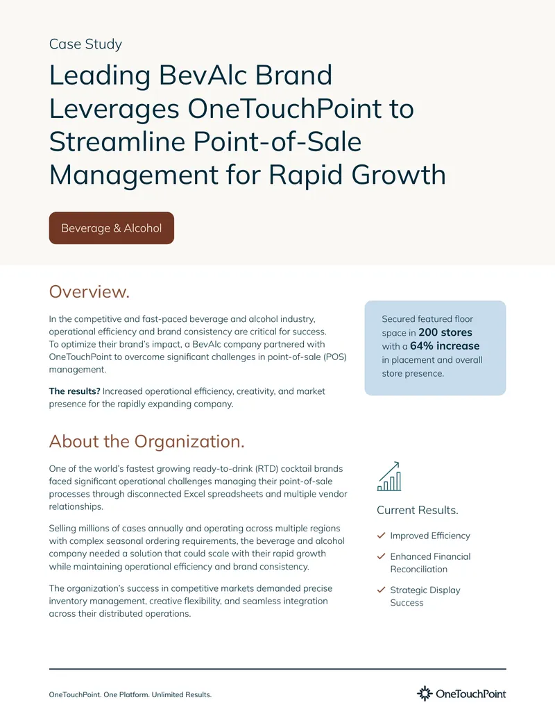 BevAlc Brand Streamlines Point-of-Sale Management