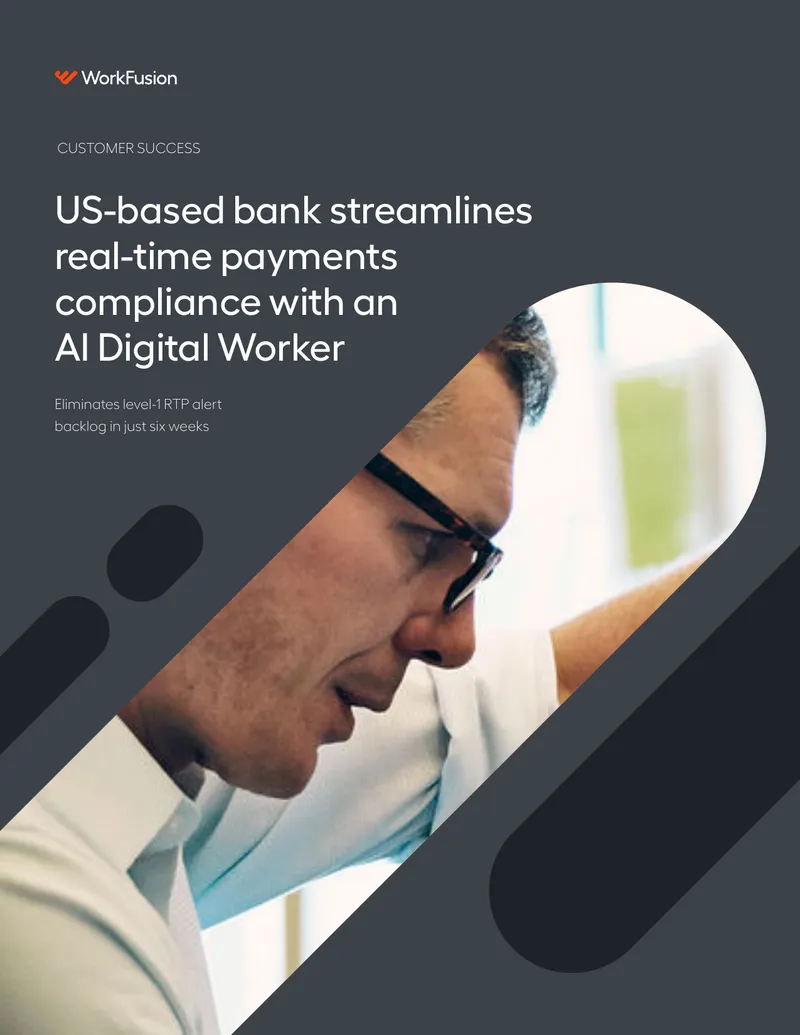 AI Digital Worker Implementation for Real-Time Payments Compliance