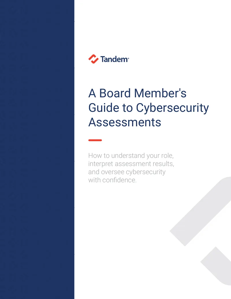 Board Member's Guide to Cybersecurity Assessments
