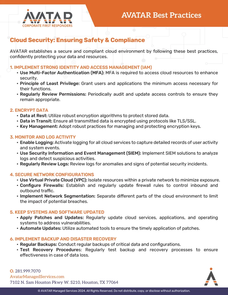 Cloud Security Best Practices Guide
