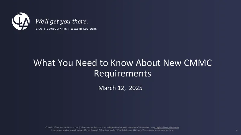Understanding New CMMC Requirements for Organizations