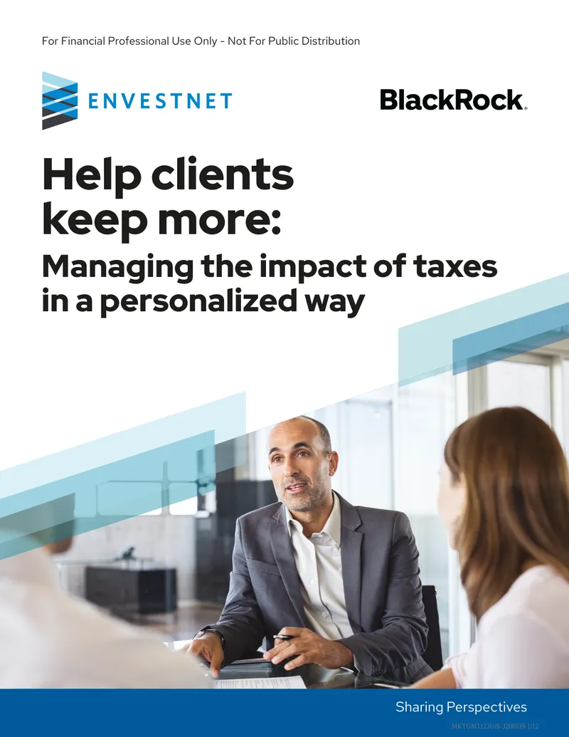 Managing the Impact of Taxes in a Personalized Way
