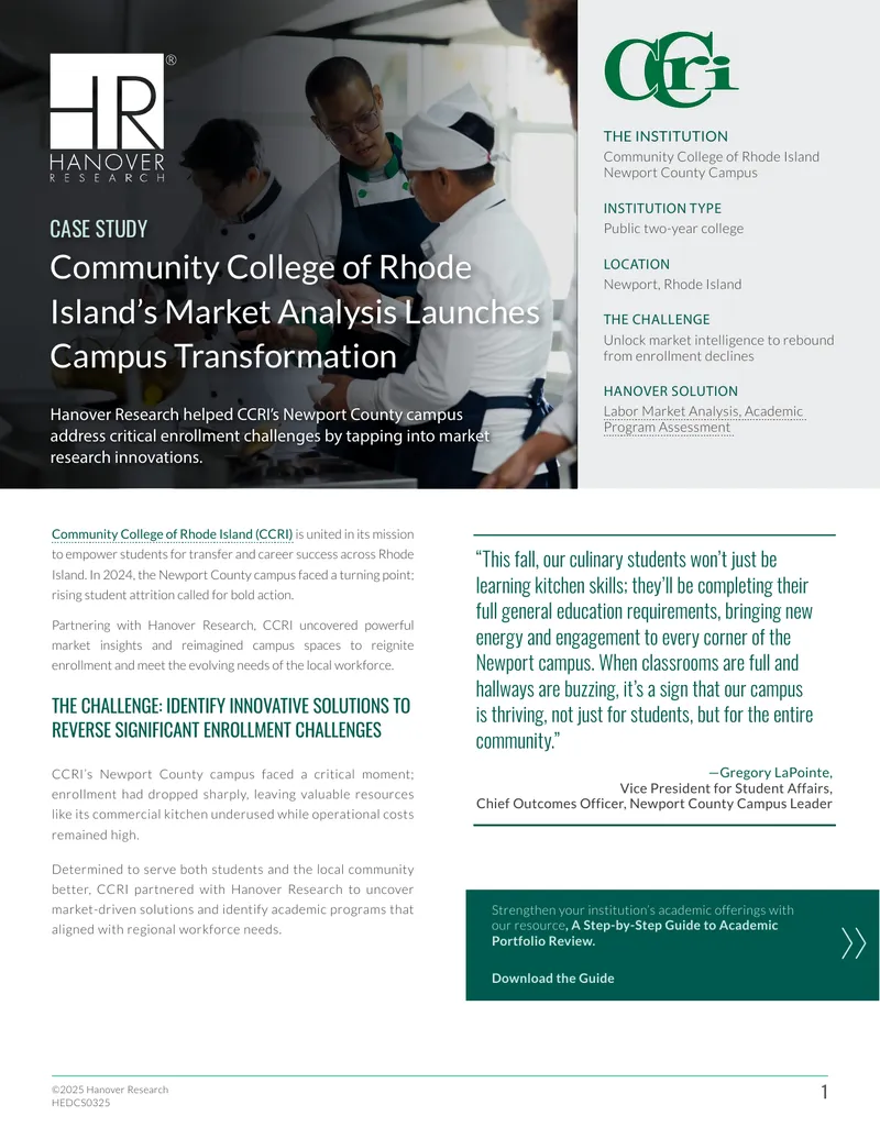 Community College of Rhode Island Newport Campus Case Study