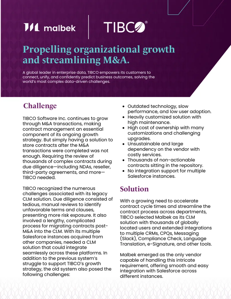 Contract Lifecycle Management Solution Implementation