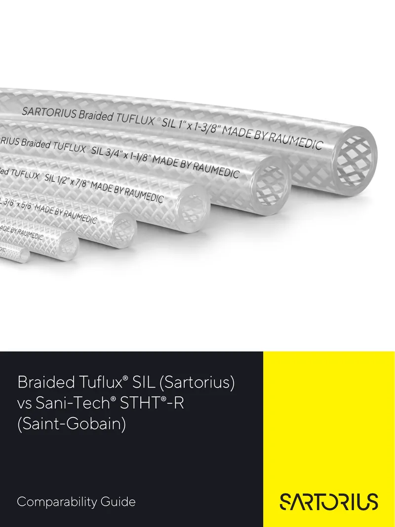Comparability Guide for Reinforced Silicone Tubing