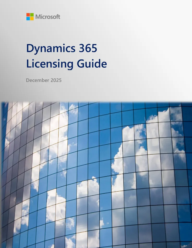 Dynamics 365 Licensing Guide December 2025