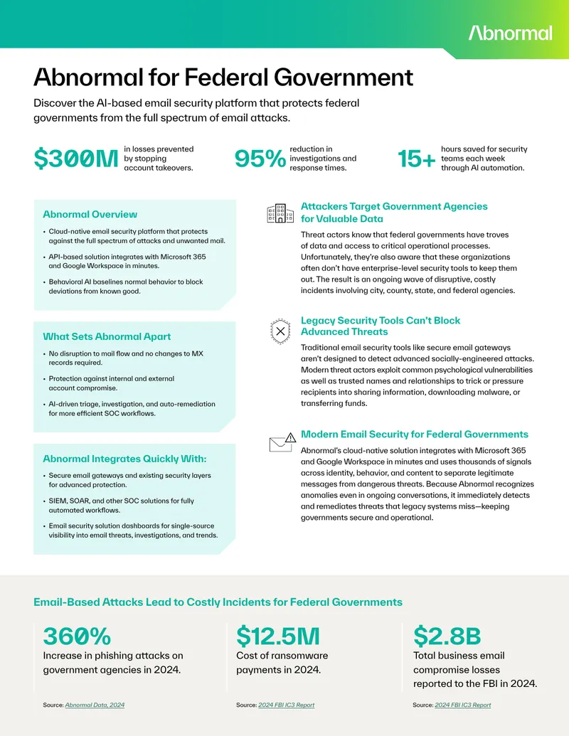 Email Security Solutions for Federal Governments