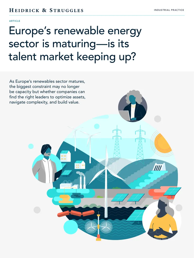 Talent Market Dynamics in Europe's Renewable Energy Sector