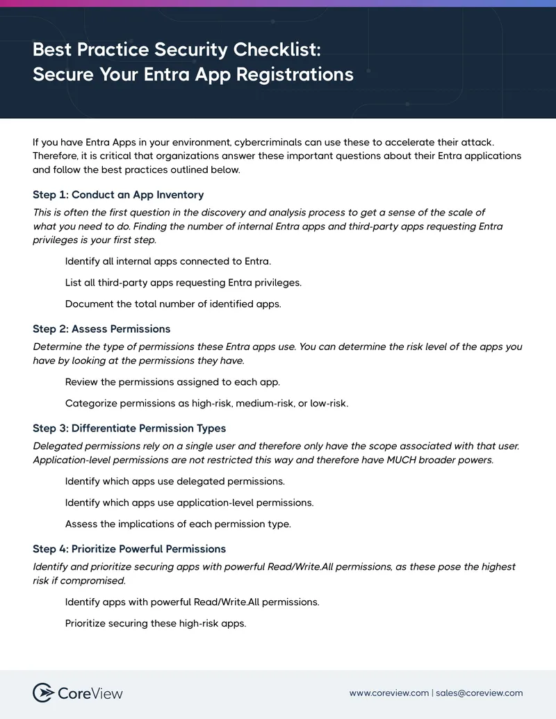 Entra Application Security Best Practices Guide