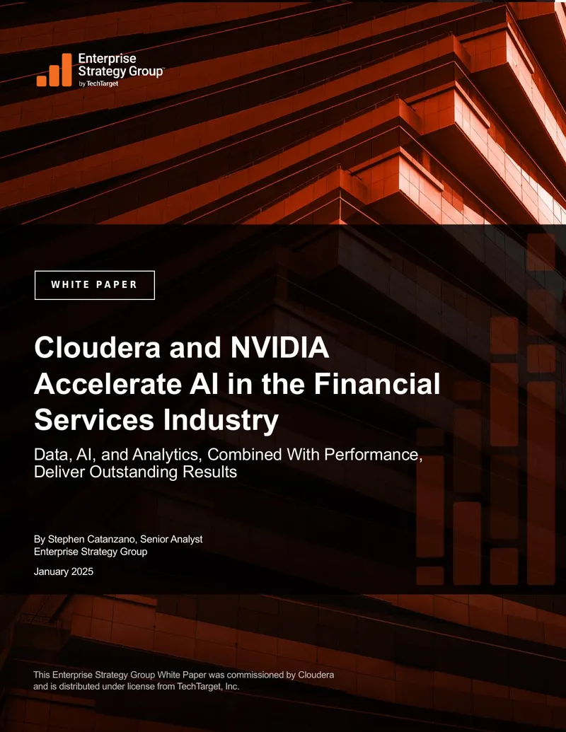 Cloudera and NVIDIA Accelerate AI in Financial Services