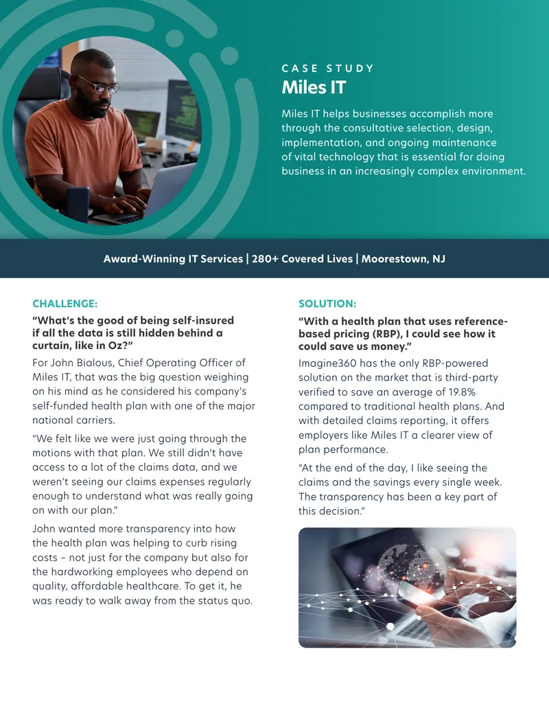 Miles IT Health Plan Case Study