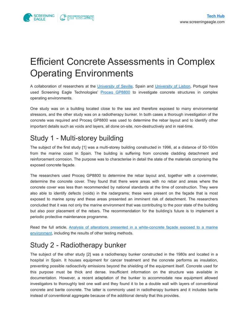Efficient Concrete Assessments in Complex Environments