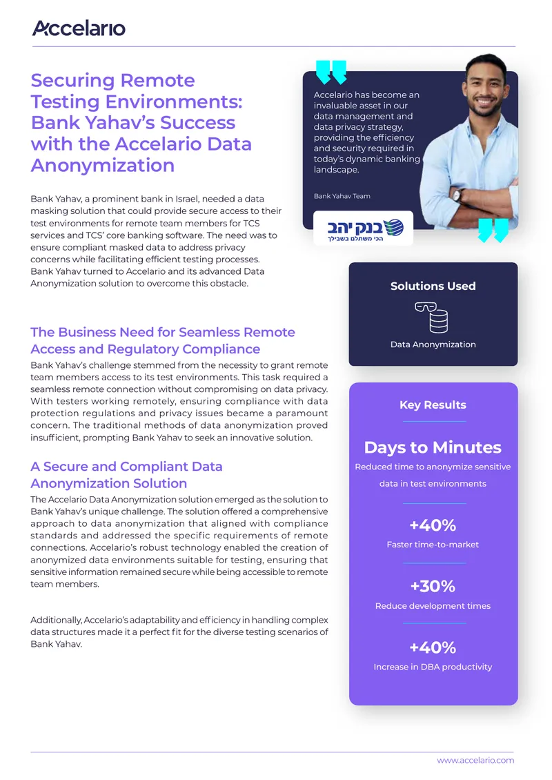 Data Anonymization Solution for Remote Testing Environments