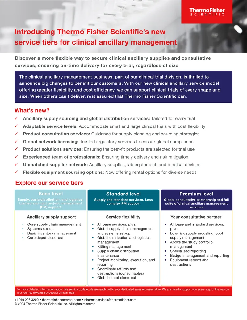 Clinical Ancillary Management Service Model Update