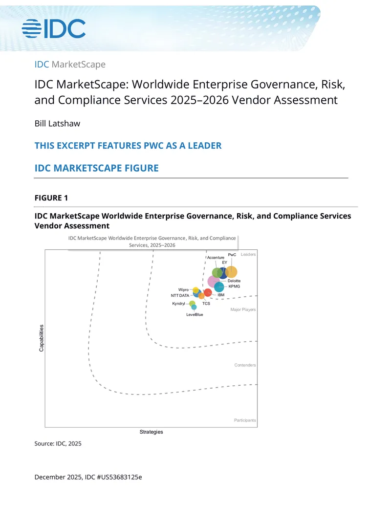 Worldwide Enterprise Governance, Risk, and Compliance Services Vendor Assessment