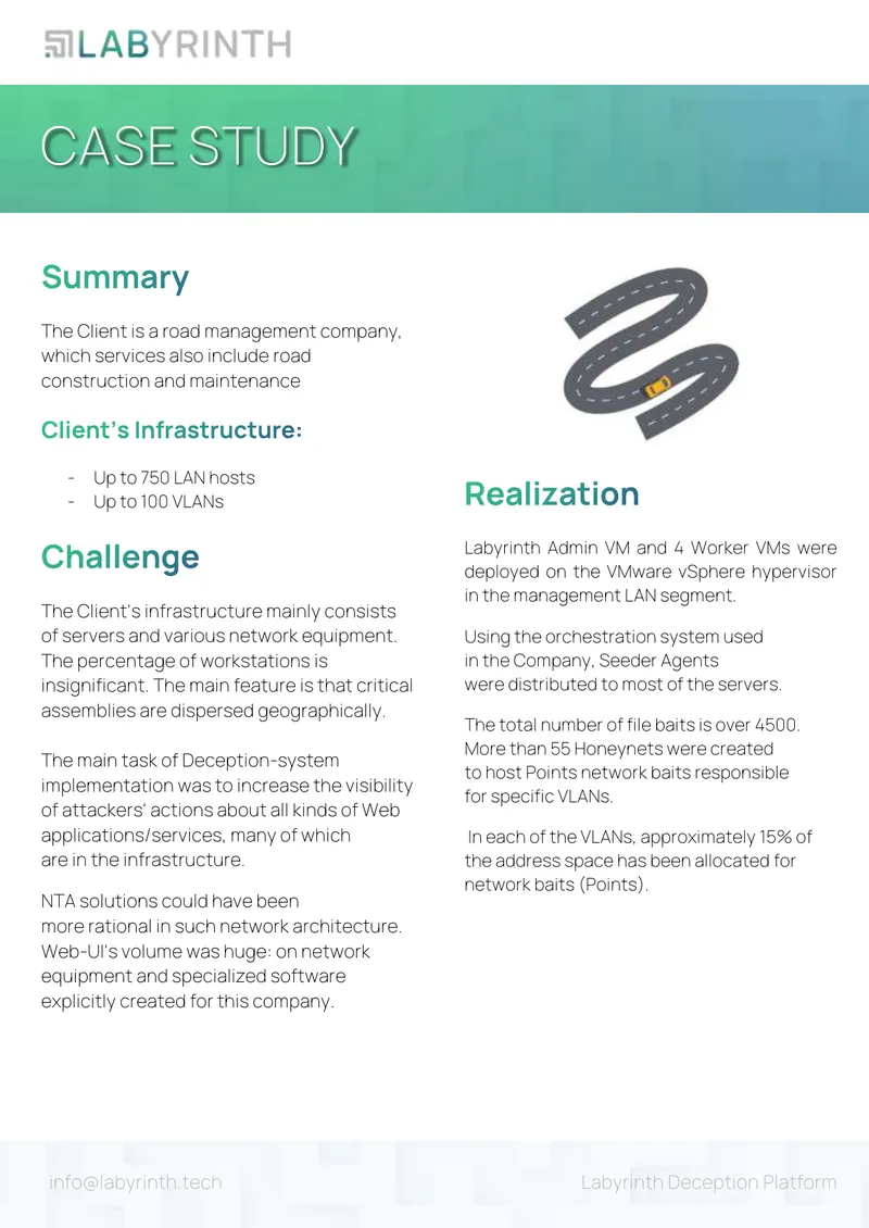 Labyrinth Deception Platform Case Study