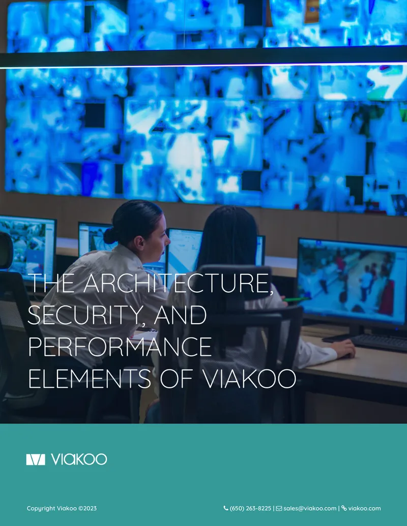Viakoo Architecture and Security Performance Elements