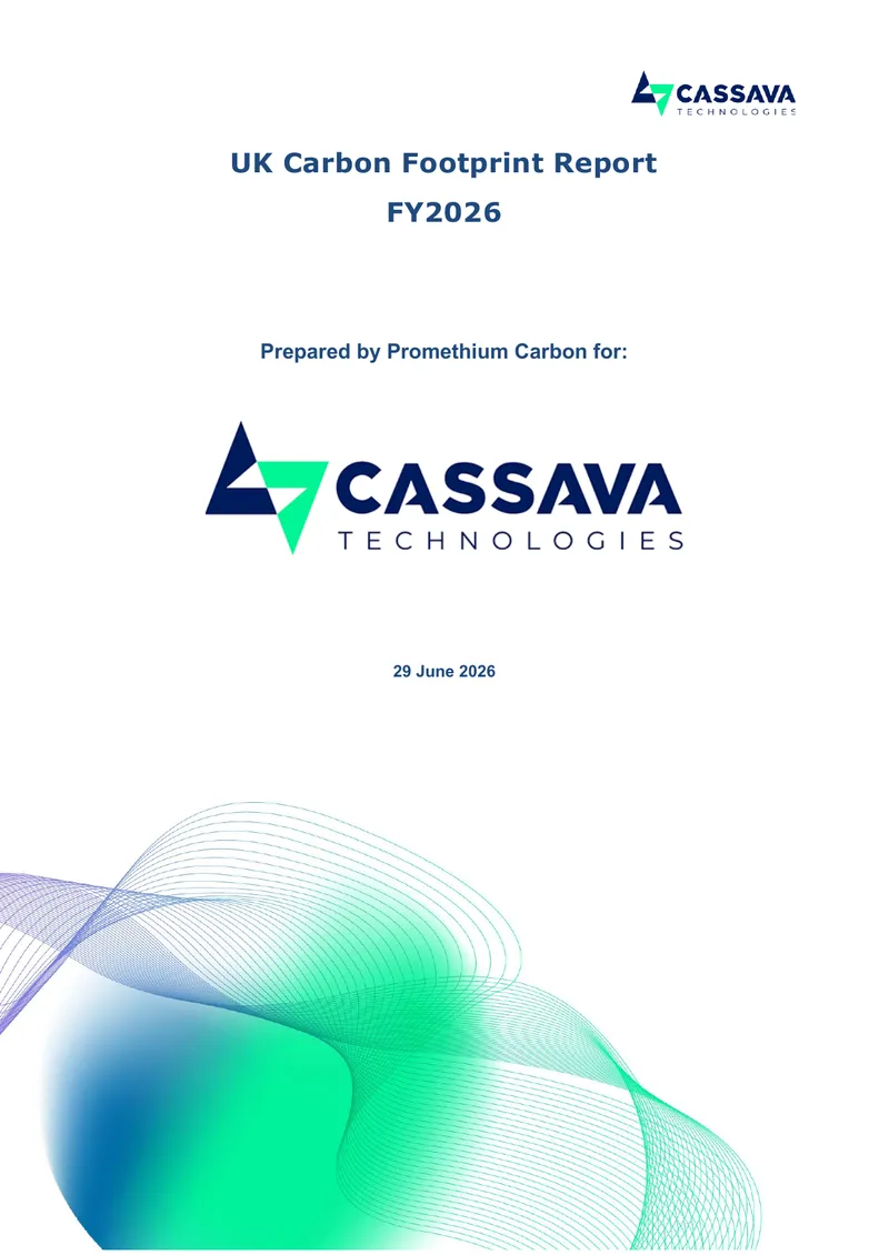 UK Carbon Footprint Report for FY2026