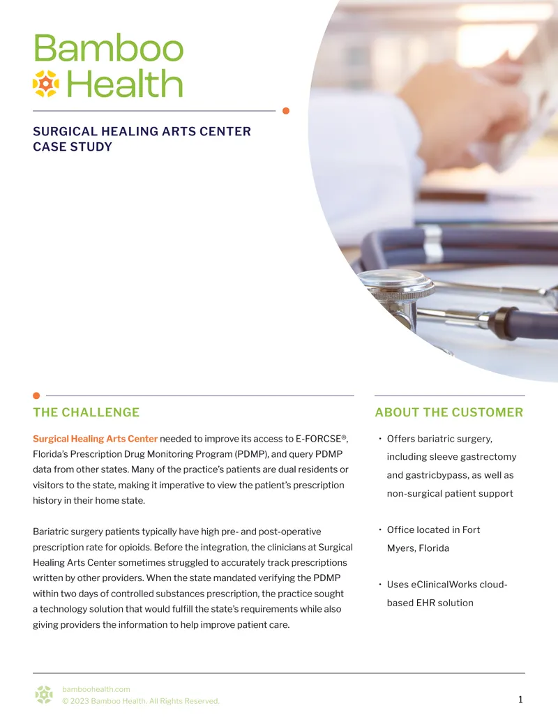 Surgical Healing Arts Center Case Study