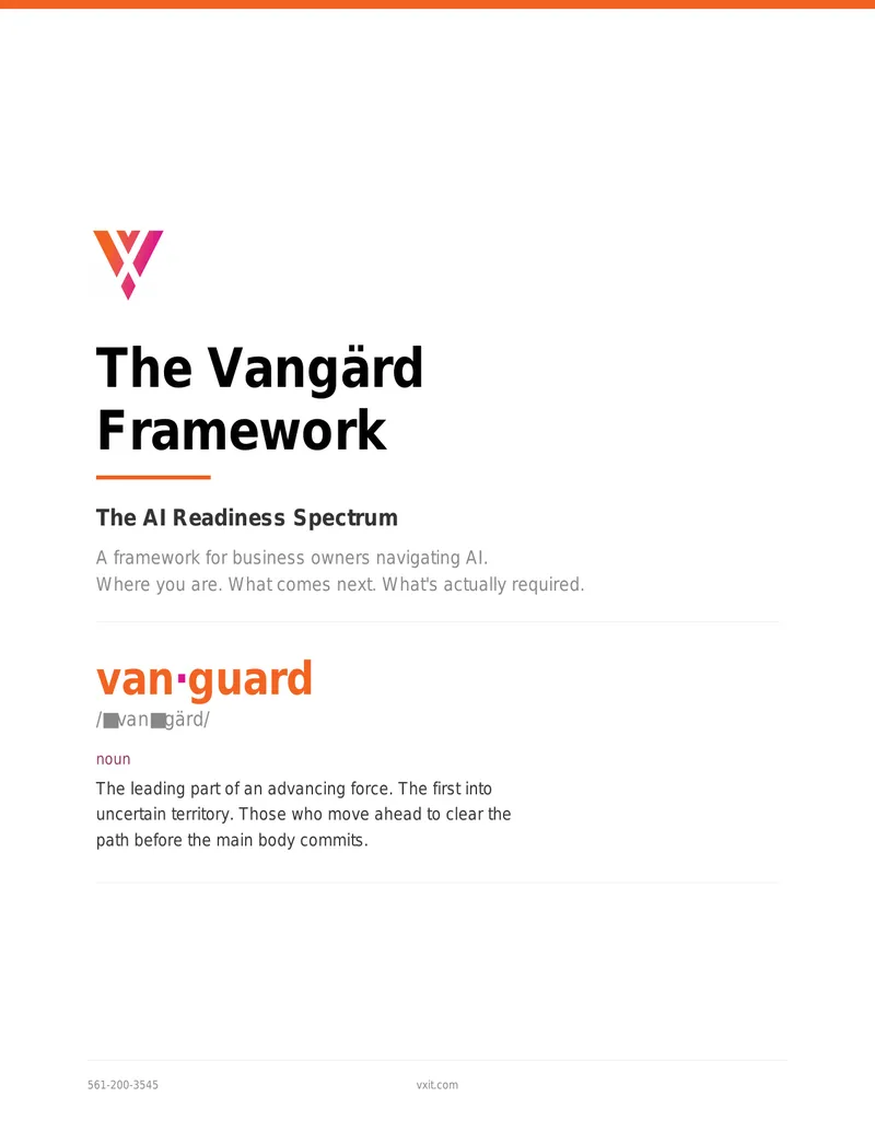 The Vangärd Framework for AI Readiness