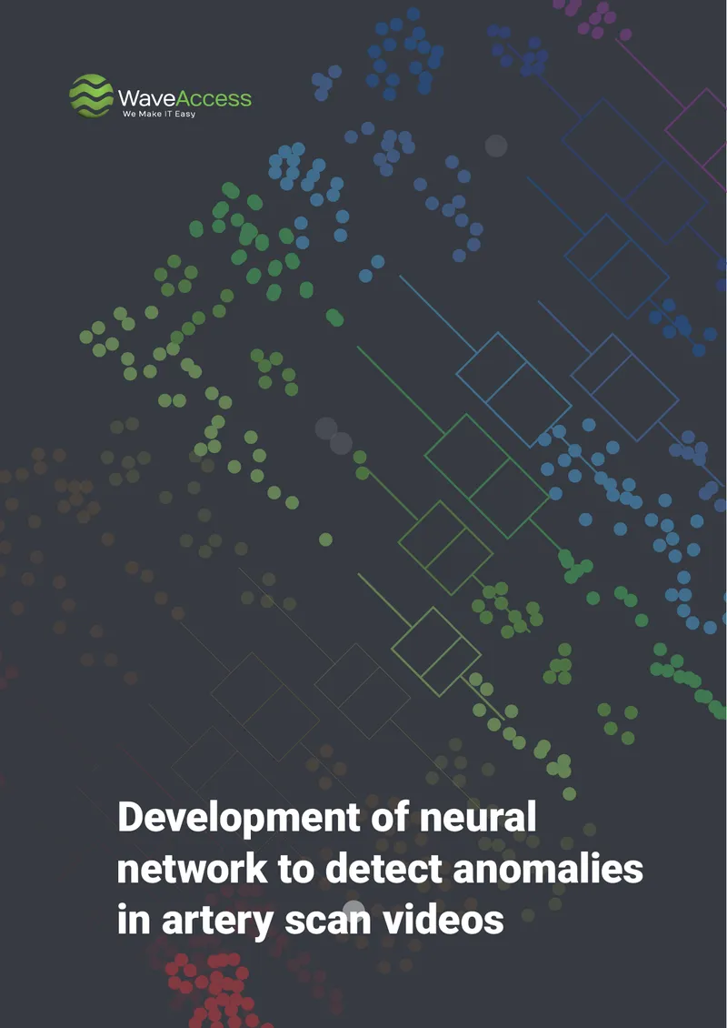 Neural Network Development for Artery Scan Analysis