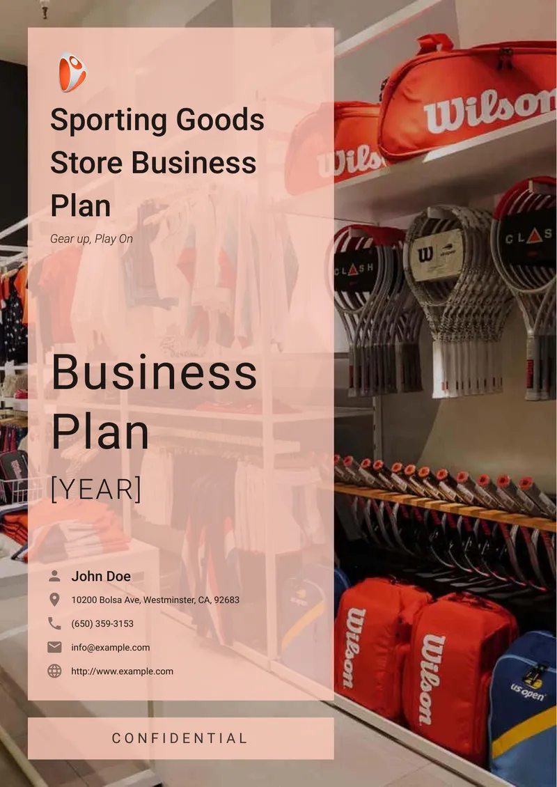 Sporting Goods Store Business Plan Overview
