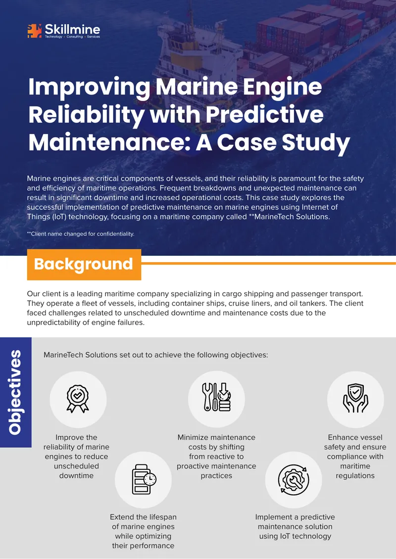Improving Marine Engine Reliability with Predictive Maintenance