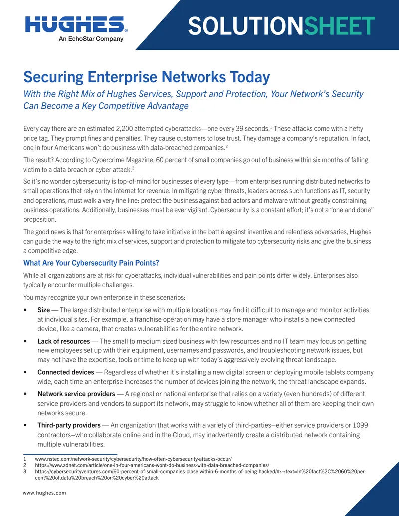 Cybersecurity Strategies for Enterprise Networks